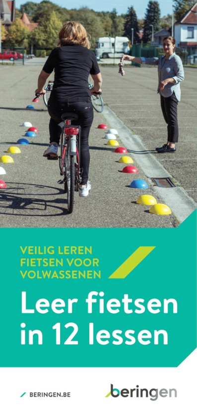Veilig leren fietsen in 12 stappen voor volwassenen in Beringen